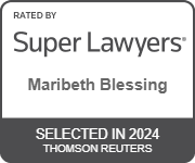 Rated by Super Lawyers(R) - Maribeth Blessing - Selected in 2024 Thomsonreuters